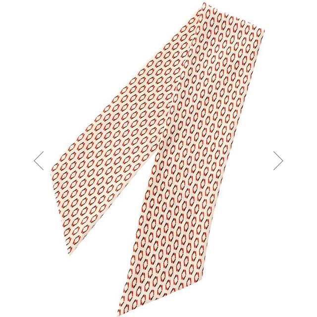 THE SUIT COMPANY(スーツカンパニー)の新品⭐️スーツカンパニー  ジオメトリックプリントボウタイスカーフ レディースのファッション小物(バンダナ/スカーフ)の商品写真