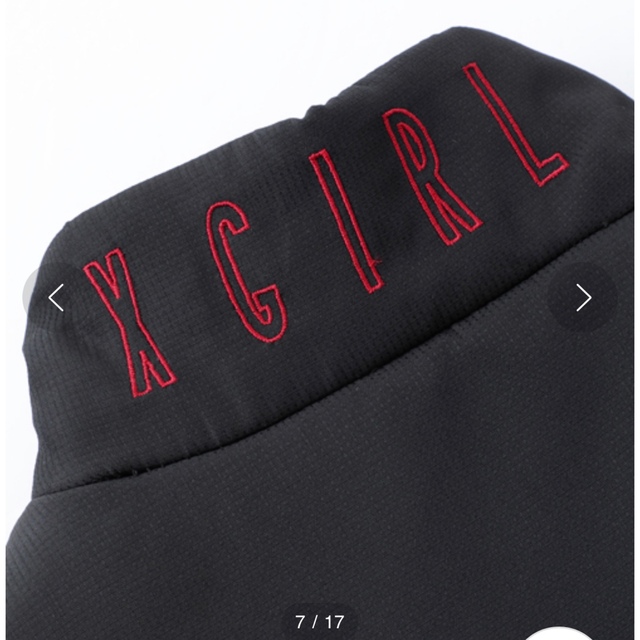 X-girl(エックスガール)の限定値下げ　X-girl ダウンベスト レディースのジャケット/アウター(ダウンベスト)の商品写真
