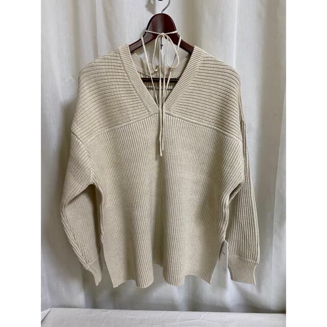 STUDIOUS(ステュディオス)のクラネ正規品！新品MIX COLOR STRING WIDE KNIT TOPS レディースのトップス(ニット/セーター)の商品写真