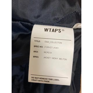 W)taps - wtaps 21aw WCPO 01 / JACKET /WONY MELTONの通販 by yama