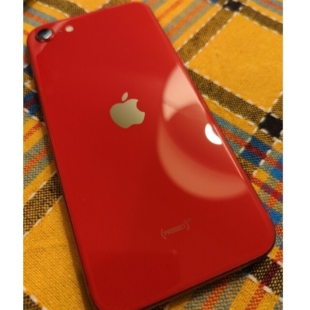 美品 iPhone SE 第2世代 MXD22JA 128GBレッドSIMフリー