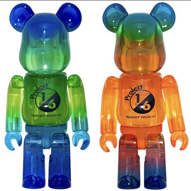 MEDICOM TOY(メディコムトイ)のbe@rbrick ノベルティGRADATION CLEAR 1/6計画 ハンドメイドのおもちゃ(フィギュア)の商品写真