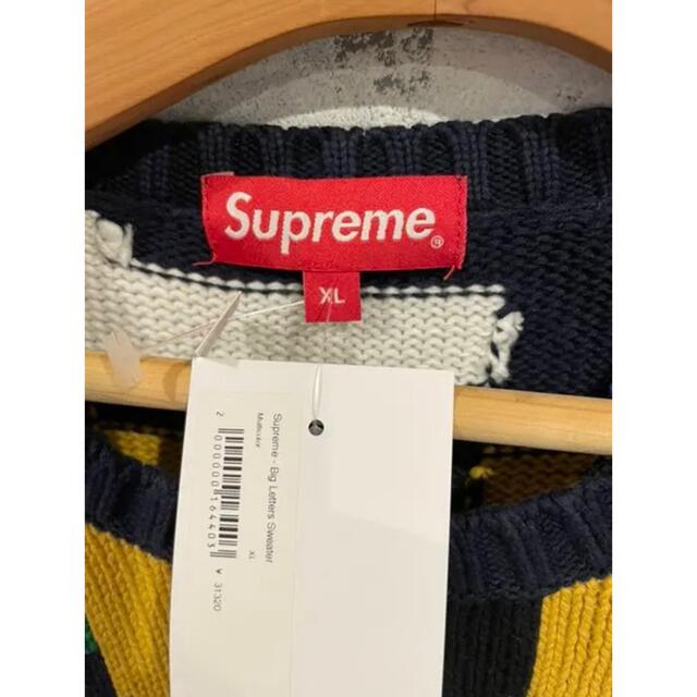 激レアXL!Supreme Big Letters Sweater | dondiegosanta.com