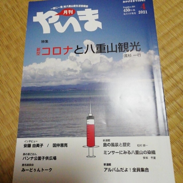 月刊やいま　2021４月号と5月号　 エンタメ/ホビーの本(地図/旅行ガイド)の商品写真