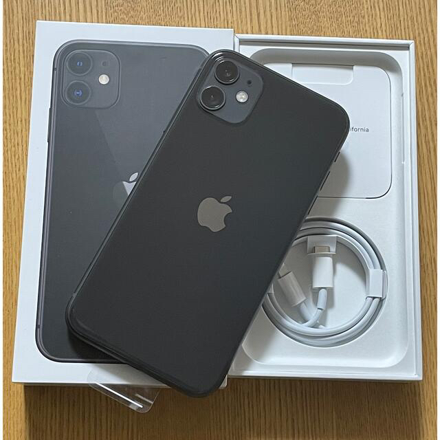 新品 iPhone 11 black 64GB UQモバイル SIMフリー済
