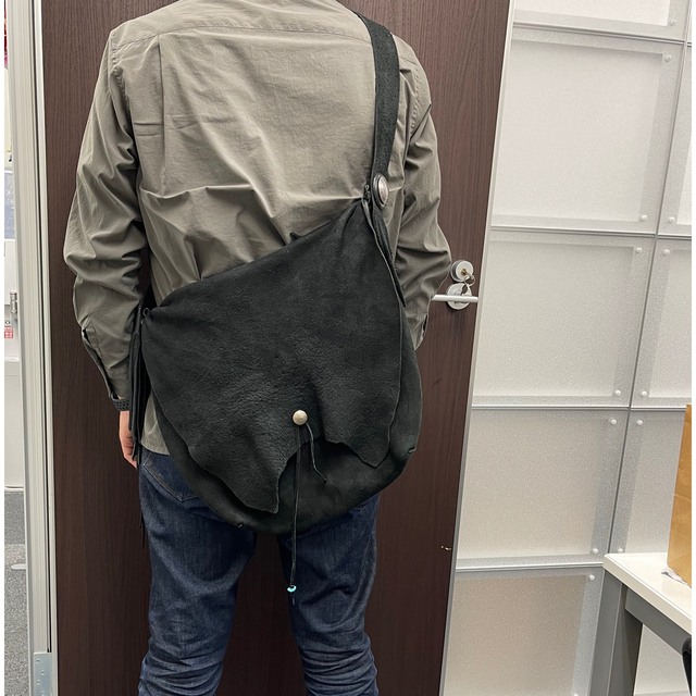 goros ゴローズ ディアスキンバッグ黒M フリンジカスタム