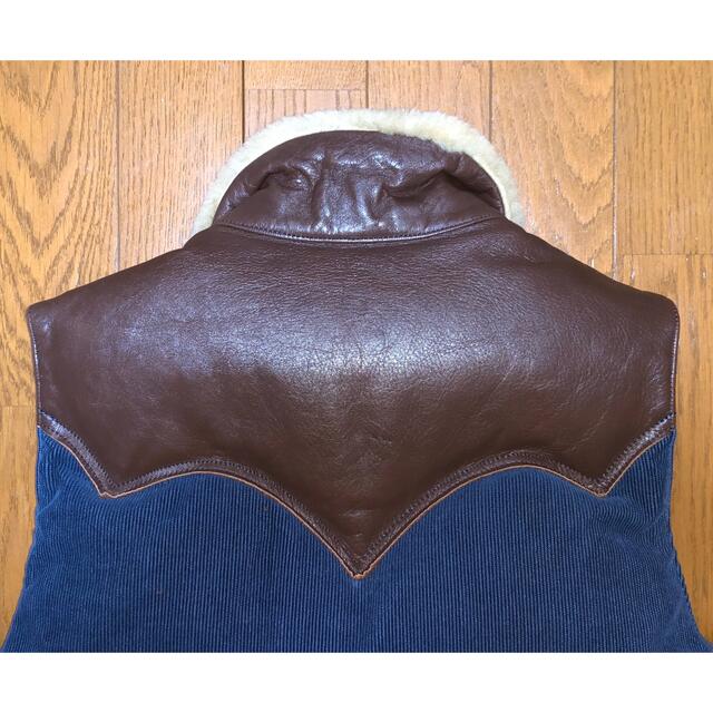 REMI RELIFE Leather Downvest