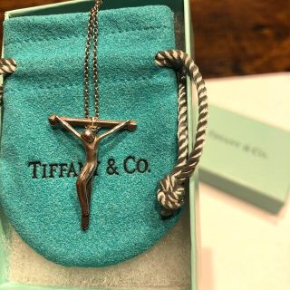 箱付 Tiffany\u0026Co ティファニー ロザリオ クロス 十字架 ネックレス