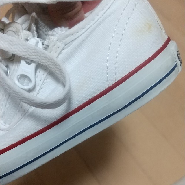 CONVERSE(コンバース)のCONVERSE １８cm ホワイト キッズ/ベビー/マタニティのキッズ靴/シューズ(15cm~)(スニーカー)の商品写真