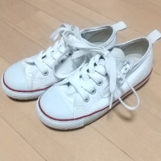 コンバース(CONVERSE)のCONVERSE １８cm ホワイト(スニーカー)