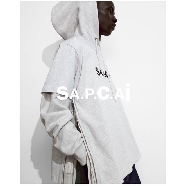 今年人気のブランド品や sacai - sacai APCコラボパーカーフーディ