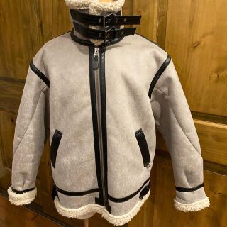 アルファインダストリーズ(ALPHA INDUSTRIES)のALPHA×monkey time  OVER SIZED B-3 ベージュ(フライトジャケット)