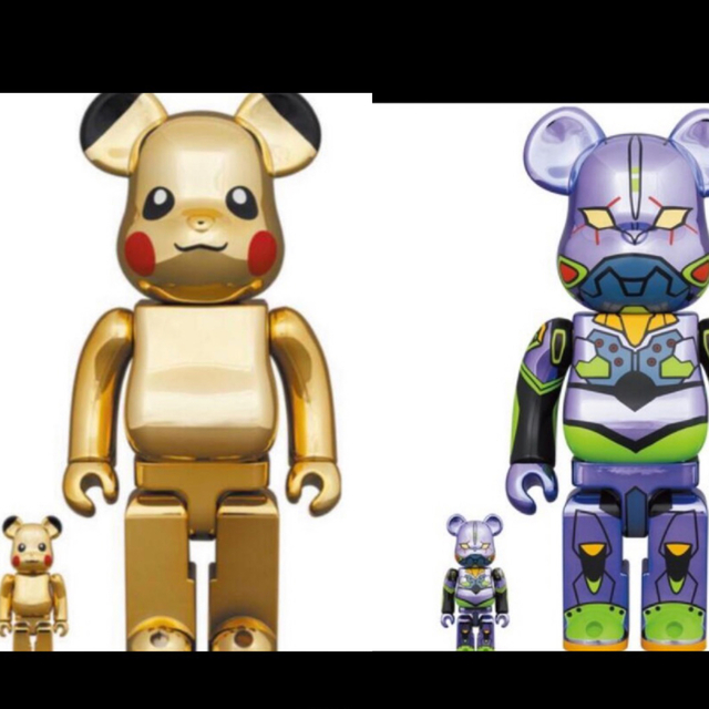 BE@RBRICK エヴァンゲリオン ピカチュウ 100% 400%