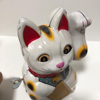 ブリキのまねき猫 ブリキ おもちゃ ビリケン商会 昭和 レトロの通販 by
