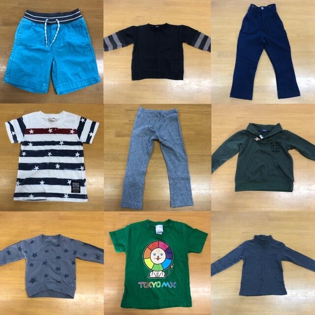 値下げ中『キッズ110cm まとめ売り 40着セット』 キッズ/ベビー/マタニティのキッズ服男の子用(90cm~)(その他)の商品写真