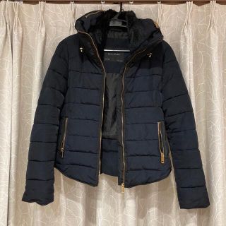 ザラ(ZARA)の【早い者勝ち‼️】ZARAゴールドジップ　ダウンジャケット(ダウンジャケット)