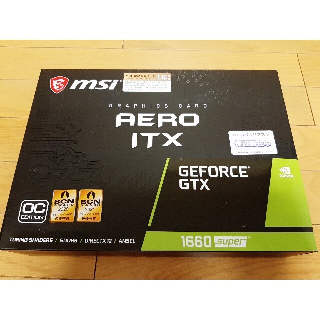 【在庫あり/即出荷可】 GTX GEFORCE MSI 1660 OC ITX AERO SUPER PCパーツ 【在庫あり/即出荷可】 GTX GEFORCE MSI 1660 OC ITX AERO SUPER PCパーツ