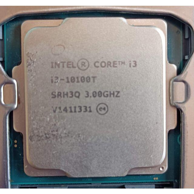 動作品　Intel Core i3 10100T TDP35w 映像出力あり