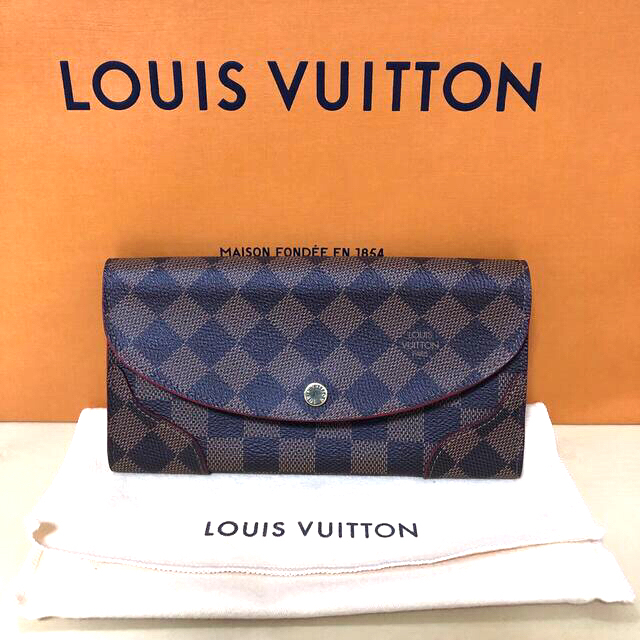 大人の上質 LOUIS VUITTON 新品未使用ルイヴィトンダミエカイサ長財布