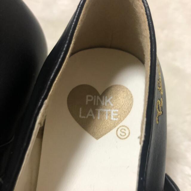 PINK-latte(ピンクラテ)のピンクラテ　黒ベルトヒール　Sサイズ レディースの靴/シューズ(ハイヒール/パンプス)の商品写真