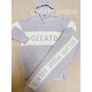 ジェラートピケ(gelato pique)のgelato pique ジェラートピケ　チュニックワンピース　パンツ　セット(ルームウェア)