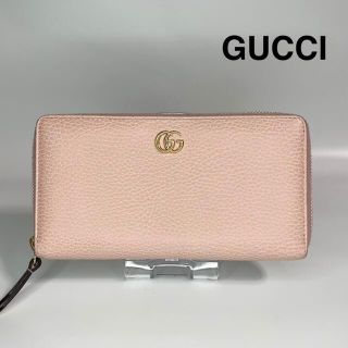 グッチ(Gucci)の22S37 GUCCI グッチ 長財布 ラウンドファスナー  GGマーモント(財布)