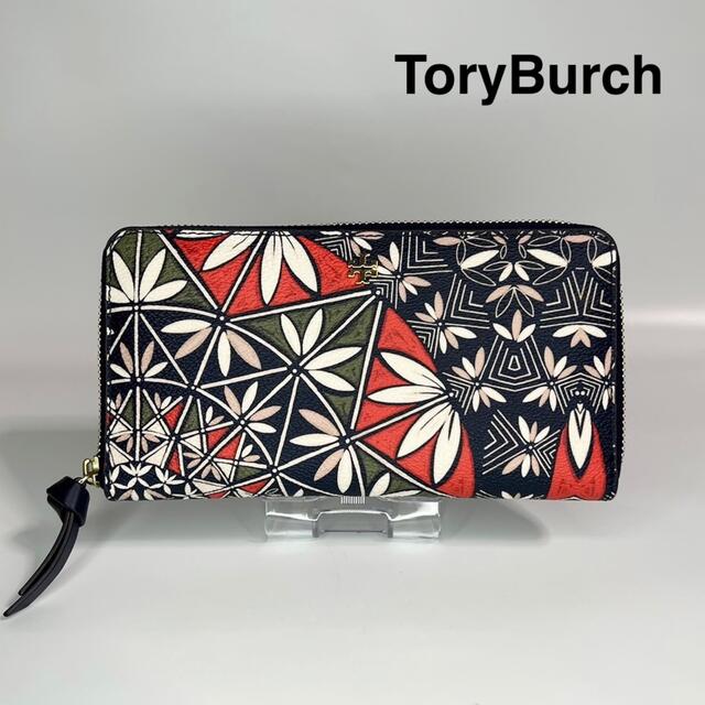 Tory Burch - 【未使用】ToryBurch トリーバーチ 長財布 和柄 ラウンド