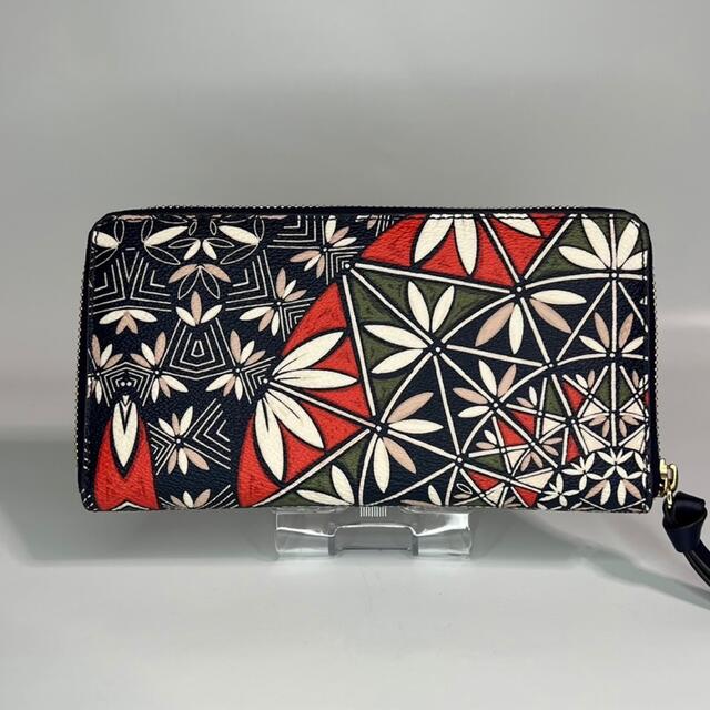 Tory Burch - 【未使用】ToryBurch トリーバーチ 長財布 和柄 ラウンド