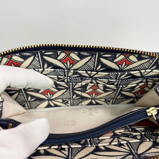未使用】ToryBurch トリーバーチ 長財布 和柄 ラウンドファスナー 未使用】ToryBurch トリーバーチ 長財布 和柄 ラウンドファスナー