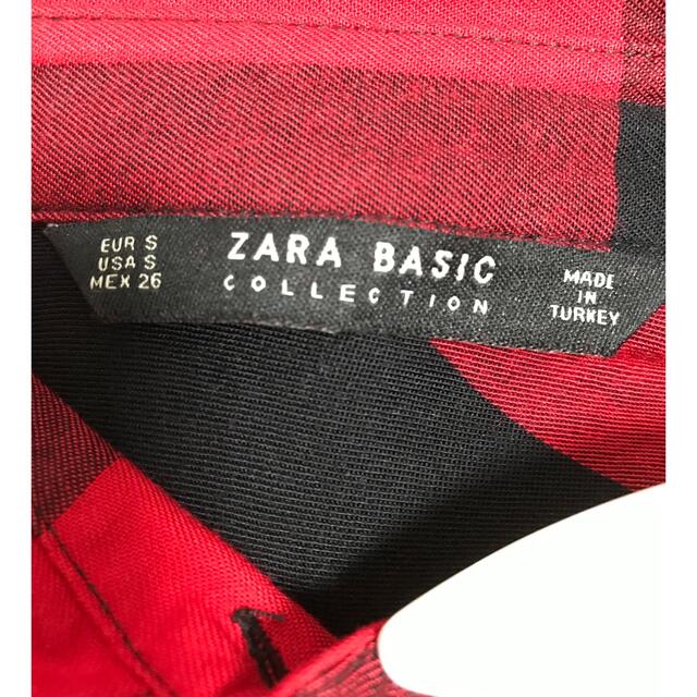 ZARA(ザラ)のZARA BASIC スタッズ着きチェックシャツ⭐︎ S レディースのトップス(シャツ/ブラウス(長袖/七分))の商品写真