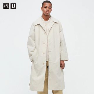 ユニクロ(UNIQLO)の新品！UNIQLO U 22ss トレンチコート　Lサイズ(トレンチコート)