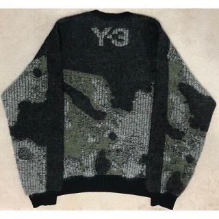 SALE Y-3 カモフラ　モヘアニット