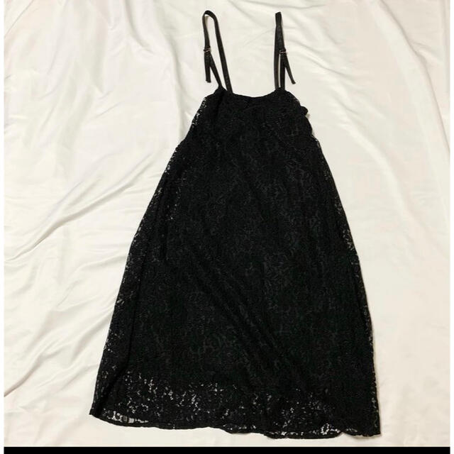 しまむら(シマムラ)のしまむら  サス付き スカート ブラック Ｌ 美品 レディースのスカート(ロングスカート)の商品写真