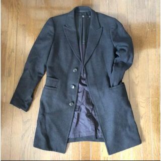 ジルサンダー(Jil Sander)のJil sander × uniqulo 初期　チェスターコート　黒(チェスターコート)