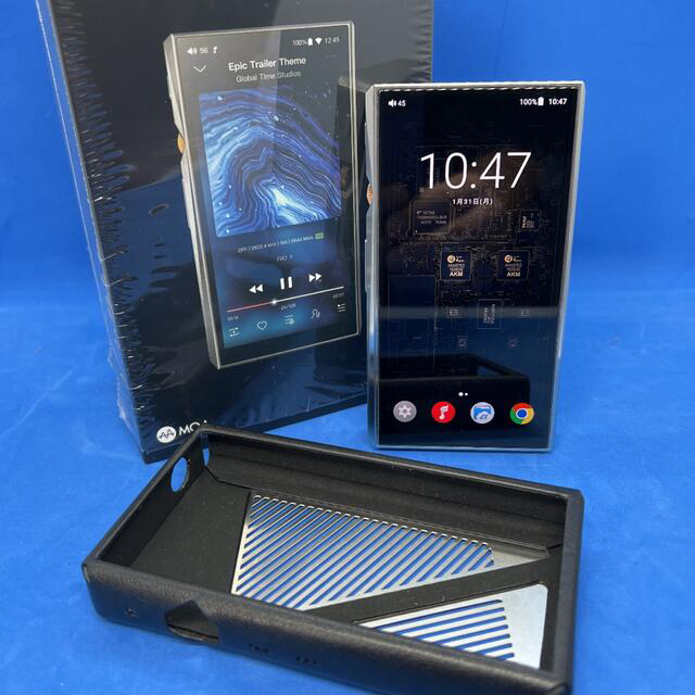 Fiio M11 Pro SS 美品 純正レザーケースセット - ポータブルプレーヤー