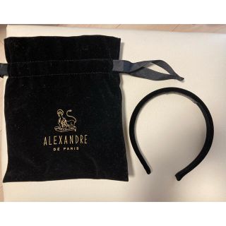 アレクサンドルドゥパリ(Alexandre de Paris)の専用　ALEXANDRE DE PARISベロアカチューシャ(カチューシャ)