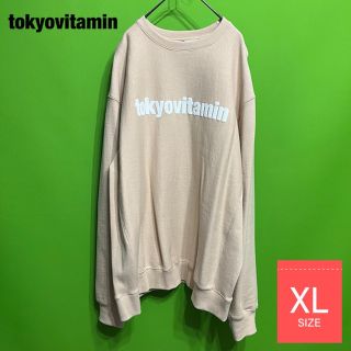 ジーディーシー(GDC)のtokyovitamin Logo Crewneck SAND XL(スウェット)