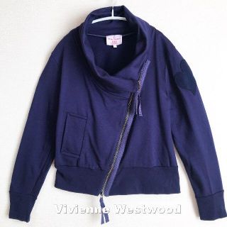 ヴィヴィアンウエストウッド(Vivienne Westwood)の【Vivienne Westwood】ビックカラー フルジップアップ スウェット(トレーナー/スウェット)