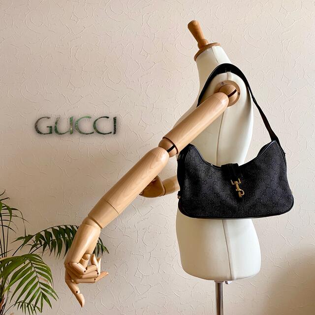 Gucci(グッチ)の極美品 正規品 GUCCI グッチ GG柄 レザーハンドバッグ レディースのバッグ(ショルダーバッグ)の商品写真