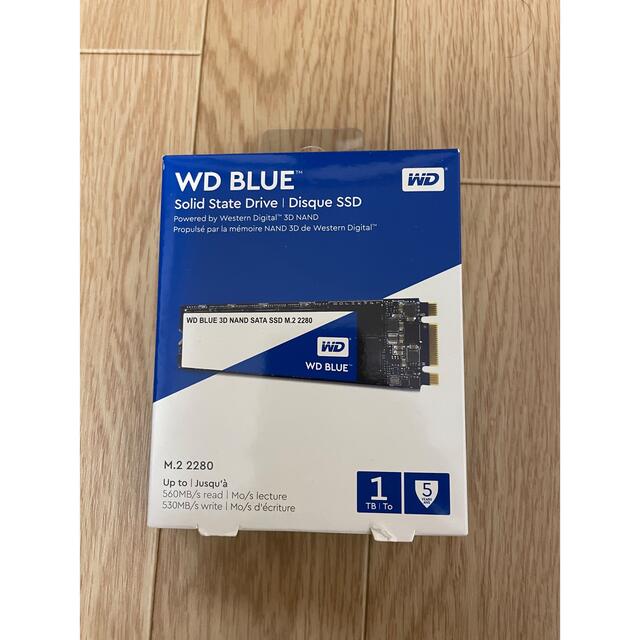 WD Blue M.2-2280 SATA WDS100T2B0B-EC 未開封PCパーツ