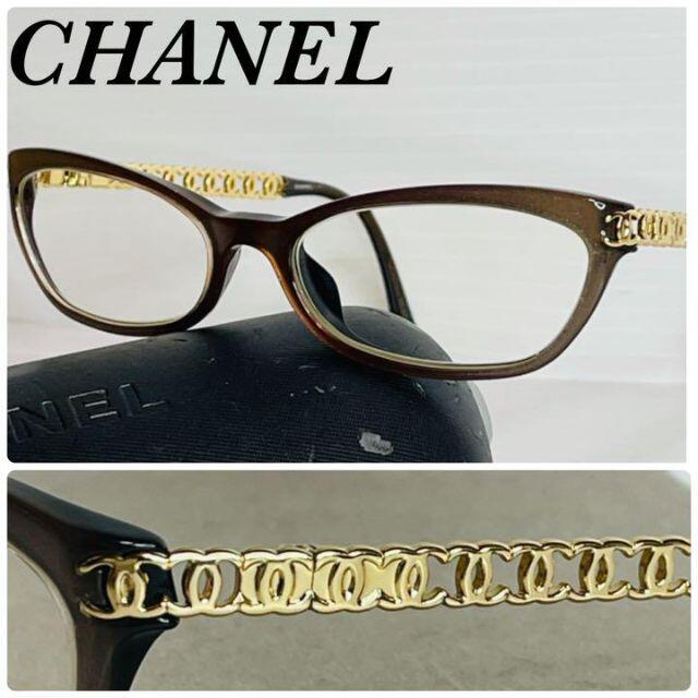 CHANEL - (美品！希少！度入り！)シャネル ココマーク メガネ