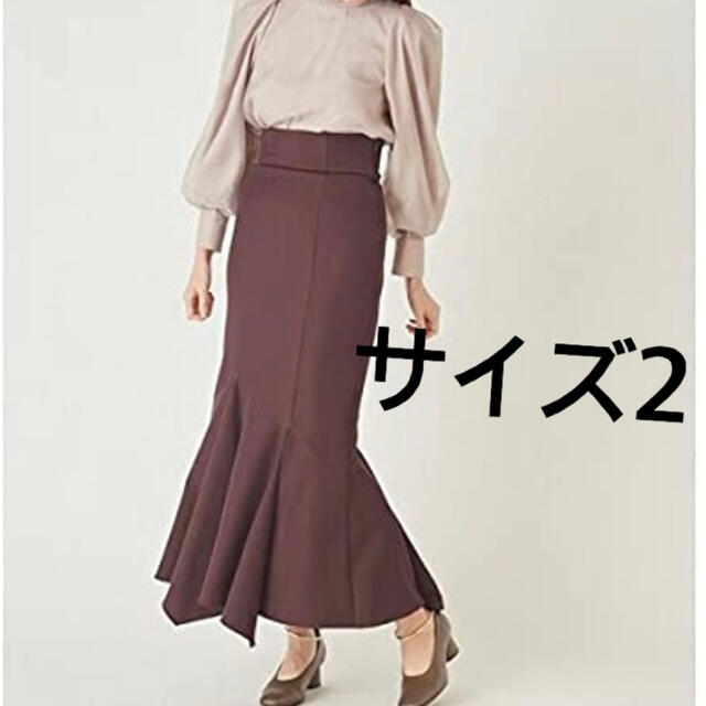 SNIDEL(スナイデル)のSnidel マーメイドイレヘムスカート　ロングスカート　新品 レディースのスカート(ロングスカート)の商品写真