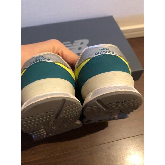 New Balance(ニューバランス)のニューバランス　PO313GN 18.5cm キッズ　グリーン キッズ/ベビー/マタニティのキッズ靴/シューズ(15cm~)(スニーカー)の商品写真