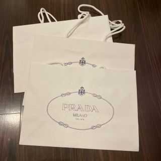 プラダ(PRADA)の【最終お値下げ】PRADA 紙袋　３枚(ショップ袋)