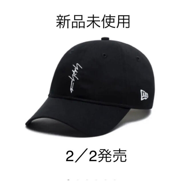 Yohji Yamamoto(ヨウジヤマモト)のYohji Yamamoto×New Era VERTICAL ブラック メンズの帽子(キャップ)の商品写真