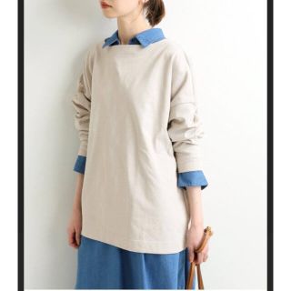 イエナ(IENA)のTWW*IENA 別注 BIG MARINE BOATNECK (カットソー(長袖/七分))