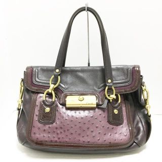 コーチ(COACH)のコーチ ハンドバッグ 18282 パープル(ハンドバッグ)