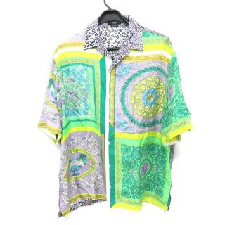 ヴェルサーチ(VERSACE)のヴェルサーチ 半袖シャツ サイズ42 L 豹柄(シャツ)