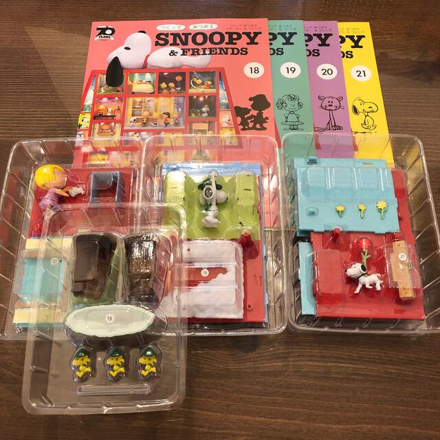 SNOOPY(スヌーピー)のデアゴスティーニ週刊つくってあつめるスヌーピー＆フレンズ エンタメ/ホビーのおもちゃ/ぬいぐるみ(模型/プラモデル)の商品写真