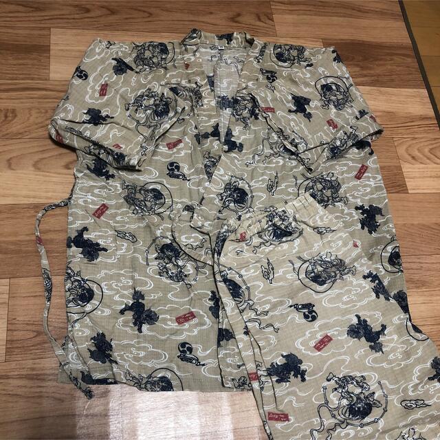 甚平　160 キッズ/ベビー/マタニティのキッズ服男の子用(90cm~)(甚平/浴衣)の商品写真